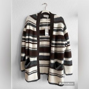 NWT everlane alpaca wool cardigan size S